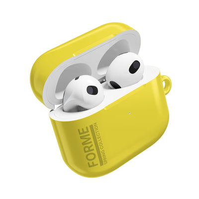 Yellow Airpods Case Printify