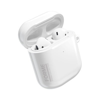 White Airpods Case Printify