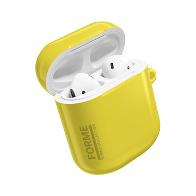 Yellow Airpods Case Printify